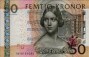 Swedish 50 Kronor (2011): Front