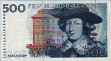 Swedish 500 Kronor (1985): Front