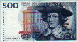 Swedish 500 Kronor (1986): Front