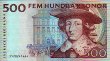Swedish 500 Kronor (1995): Front